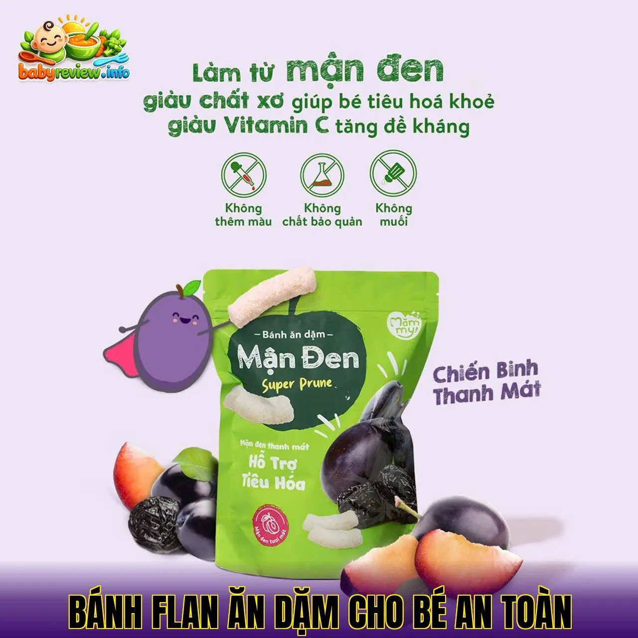 Bánh flan ăn dặm cho bé an toàn