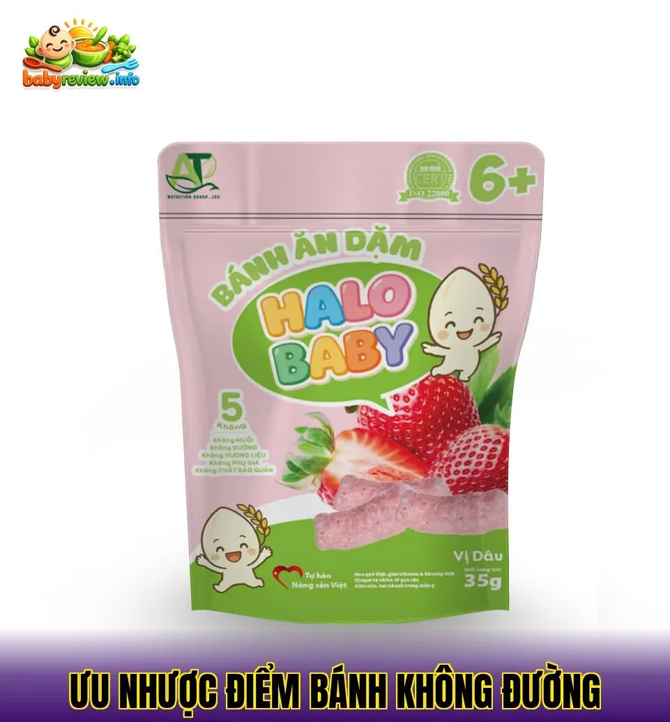 Ưu nhược điểm bánh không đường
