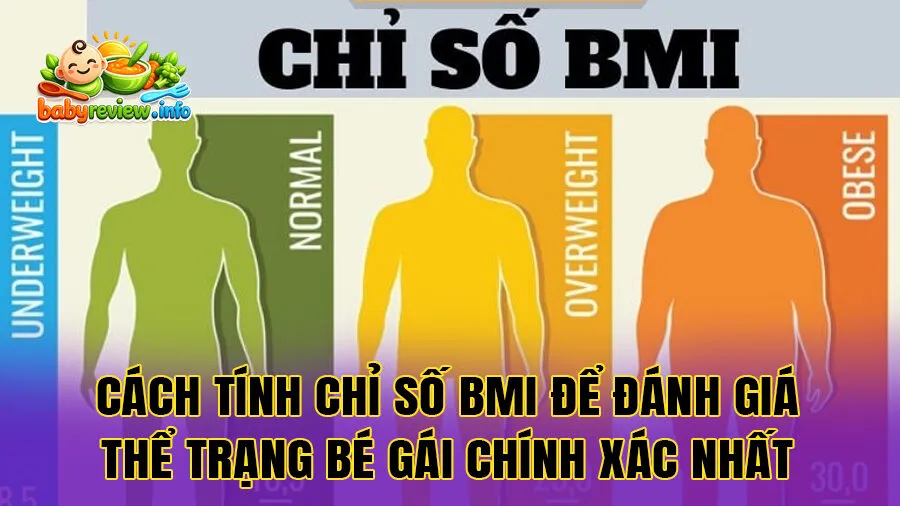 Cách tính chỉ số BMI để đánh giá thể trạng bé gái chính xác nhất
